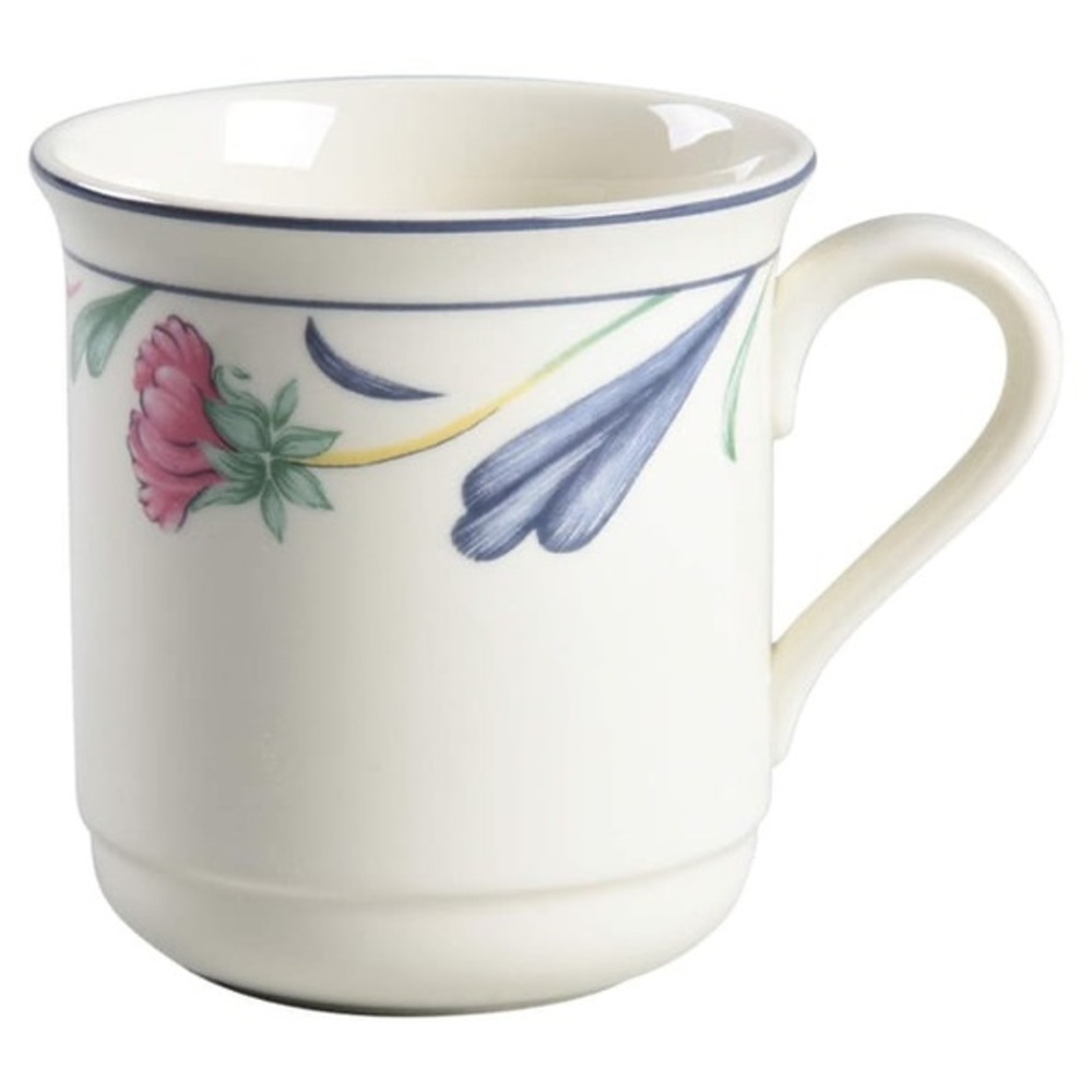 Set‎ of 6Lenox "Poppies on Blue" Flat Cups. 1984-07. USA.